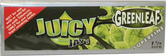 Juicy Jays Superfine Greenleaf Foițe de Țigări Rulate 1+1/4 32 foi 1buc