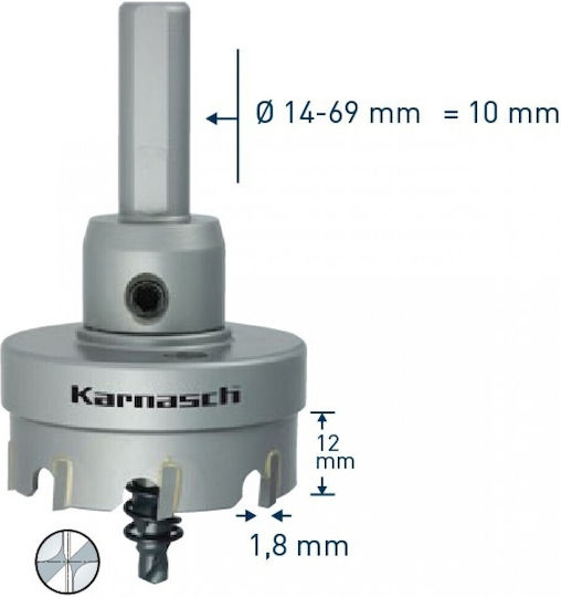 Karnasch Диамантена коронка Карбидни Потиорезци с Водач Φ.45mm Карбиден с диаметър от 6mm до 45mm за Метал и Пластмаса 400Преведете на български език следната спецификационна единица за електронен магазин в категорията "Велосипедни педали". Отговорете само с превода