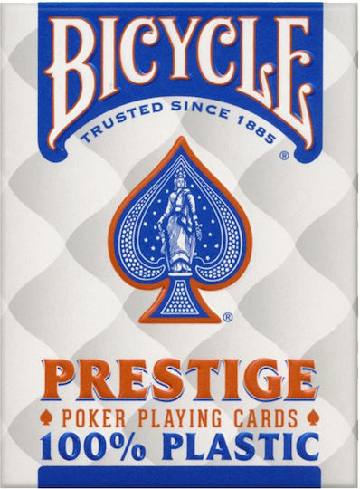 Bicycle Prestige Rider Back Standard Τράπουλα Πλαστική Μπλε