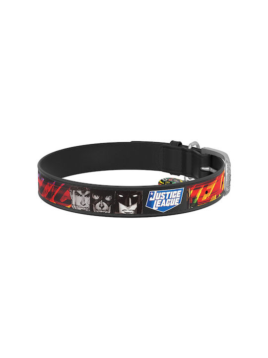 WauDog Justice League Dog Collar Leather 18 - 24cm