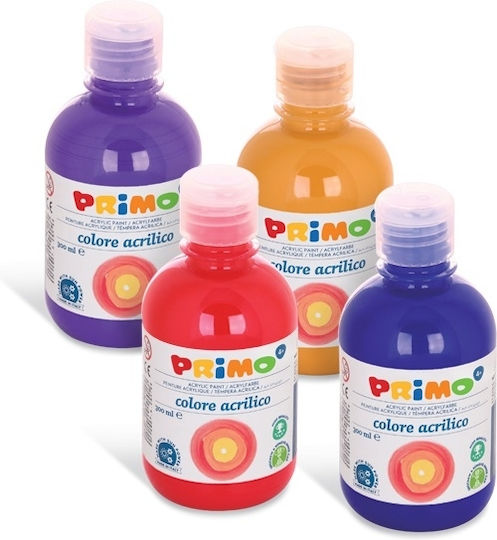 Primo Acrilico Ακρυλικό Χρώμα Ζωγραφικής Μαύρο 300ml