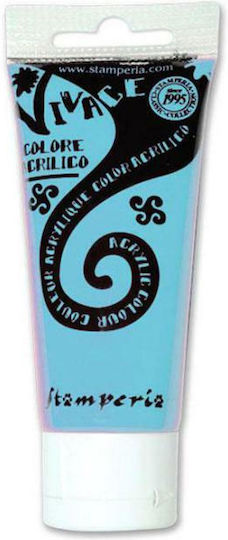 Stamperia Vivace Acrylic Paint Set in Hellblau color Himmelblau 60ml 1Stück