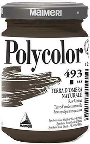 Maimeri Polycolor Acrylic Paint Set in Braun color Rohe Umbra 493 140ml 1Stück
