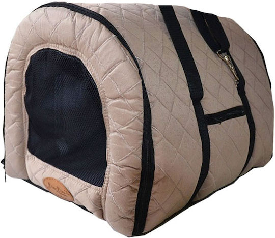 Pet Camelot 2056 Shoulder Bag for Dog Transport Beige M40xW30xH32cm