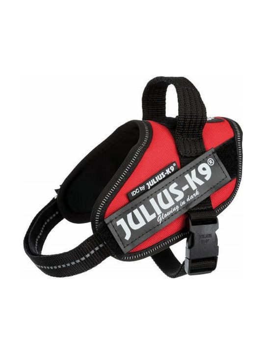 Trixie Dog Harness Vest Julius K9 IDC Powerharness Mini-Mini Red X-Small 22mm x 40-53cm