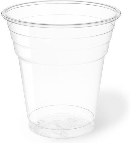 Biodegradable Disposable Cup Plastic Transparent 250ml 20pcs