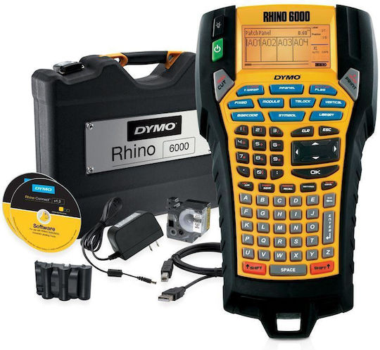 Dymo Rhino 6000+ Електронен Етикетен Принтер На Ръка С Bluetooth Бял