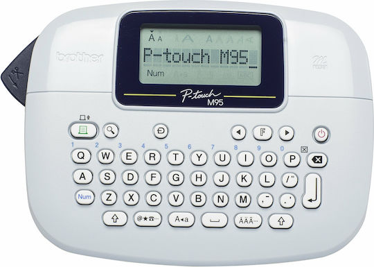 Brother PT-M95 Electronic Handheld Label Maker in White Color PT-M95ZG1