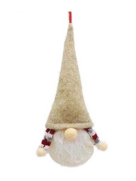 Weihnachtsfigur Stoff Zwerge Beige 25cm