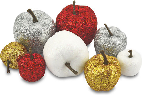 Meyco Weihnachtliche Figur Apfel Rot 6Stück