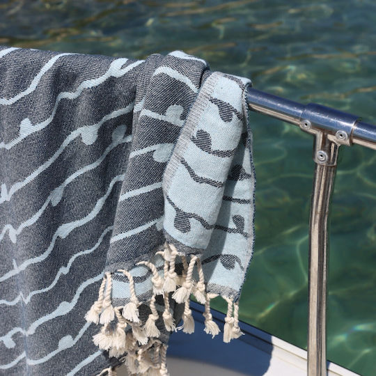 Seamuse Strandtuch Gray 180x100cm.