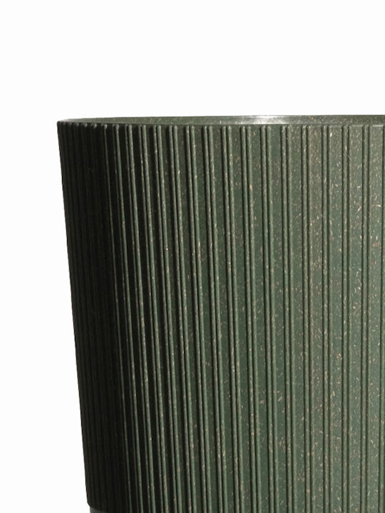 Supergreens Κασπώ Πλαστικό Πράσινο 18x18x19.5εκ.