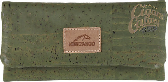 Mestango Tobacco Pouch With Magnetic Clasp 15.5x8cm Green
