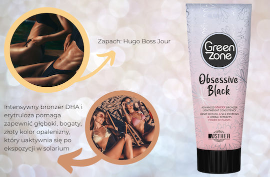 Asther Green Zone Obsessive Black Autobronzant Cremă Corp 200ml