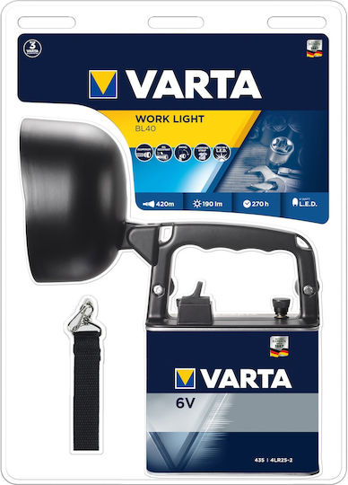 Varta Προβολέας Εργασίας Μπαταρίας LED με Φωτεινότητα έως 190lm