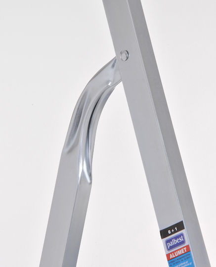Palbest Alumet Step Ladder Aluminum & Iron 4 Steps 137cm