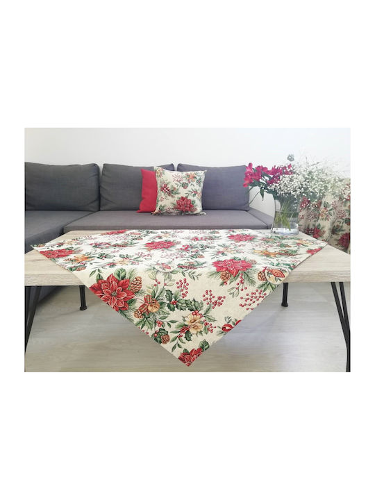 Dimeco Christmas Tablecloth Runner Multicolour L180xW40cm 1pcs