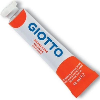 Giotto Tempera Tempera de Pictură Portocaliu Nr. 5 în Tubular 21ml 1buc 001045790