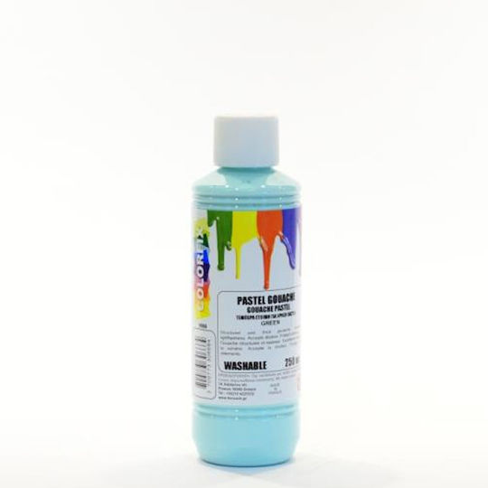 Colorfix Gouache Pastel Tempera Farben Green in Flasche 250ml 1Stück