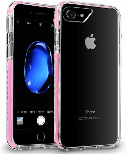 Orzly Fusion Bumper Задна корица Пластмаса Розов (iPhone 8/7 Plus)