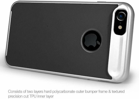 Orzly Airframe Back Cover Μαύρο (iPhone SE 2022/2020)