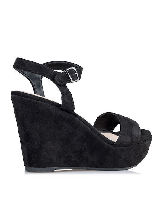 Envie Shoes Women's Platform Shoes Black