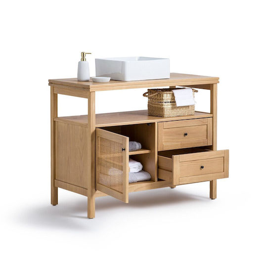 La Redoute Interieurs Waschtisch ohne Waschbecken L100xB50xH80cm Pine tree