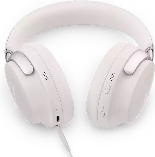 Bose Quietcomfort Ultra Wireless / Wired Over Ear Headphones with 24 Hours Playing Time and Quick Charge White Smoke