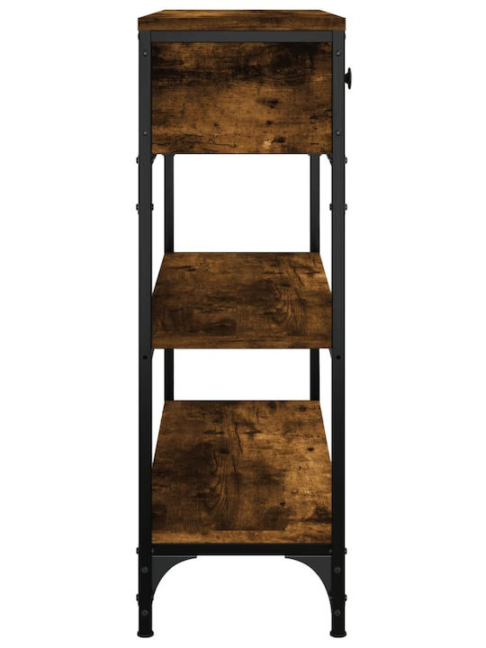 Console Table Wood & Metal Smoky Oak L72.5xW25xH75cm