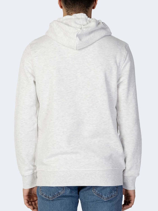 Jack & Jones Men's Sweatshirt with Hood Gray