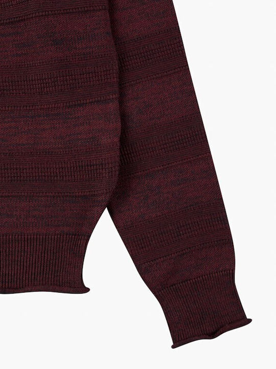 Losan Men's Long Sleeve Sweater Burgundy