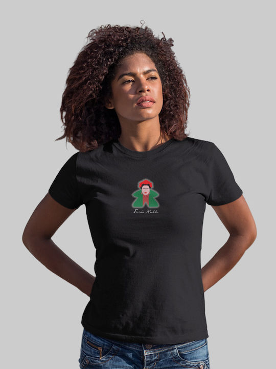 TKT Tricou Frida Kahlo Alb Bumbac