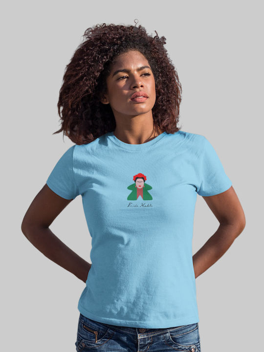 TKT T-shirt Frida Kahlo Green Cotton