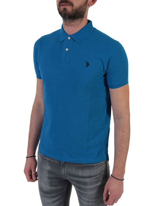 U.S. Polo Assn. Assn Herren Kurzarmshirt BLUE