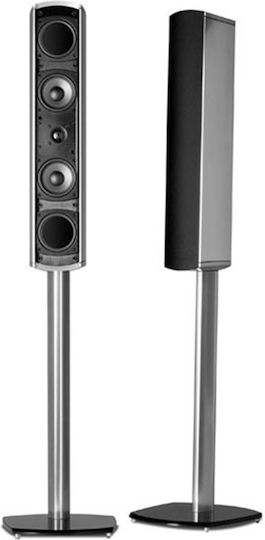 Polk Audio VM20 VM20-SL Paar Hi-Fi Lautsprecher Boden 175W Silber