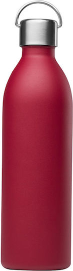 Qwetch Sticlă pentru Copii Thermos Oțel Inoxidabil Cu Filet Cu Capac Antivărsare Culoare Roșu 600ml