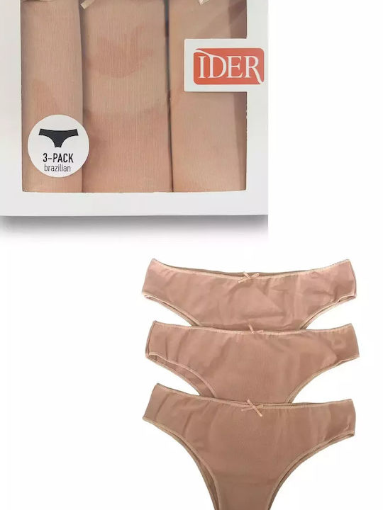 Βαμβακερά Femei Brazilia 3Pack Black