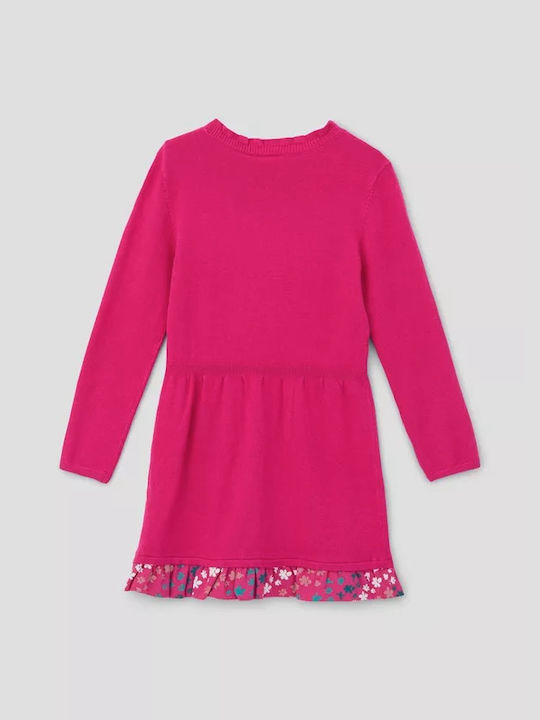 S.Oliver Mädchen Kleid Fuchsia