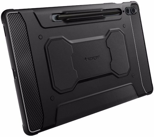Spigen Rugged Armor Pro Klappdeckel Robust Schware (Galaxy Tab S9 FE+) ACS06856