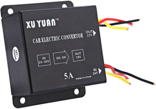Μετασχηματιστής Αυτοκινήτου DC20-30V σε 12V DC 5A