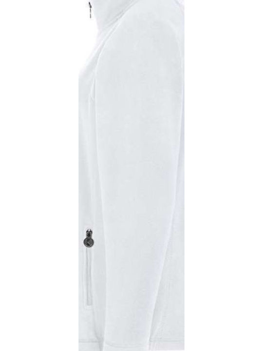 Fleece Damen Jacke White