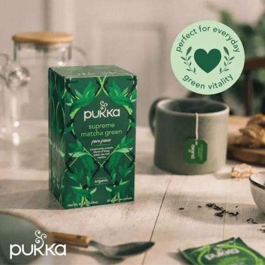Pukka Matcha Τσάι Supreme 20 Φακελάκια 30gr