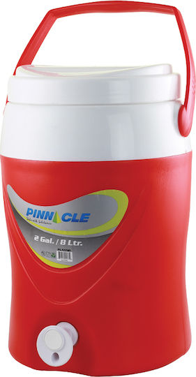 Pinnacle Platino Recipient Cu Robinet Termos Plastic 8lt Roșu