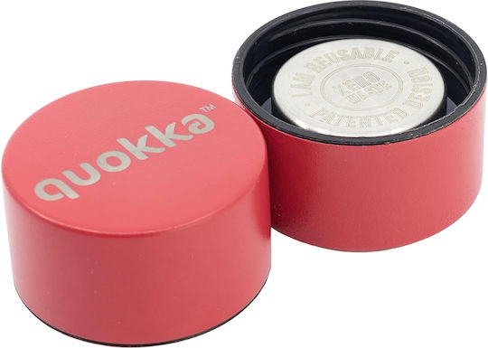 Quokka Steel Thermos Bottle Stainless Steel BPA Free 510ml Red