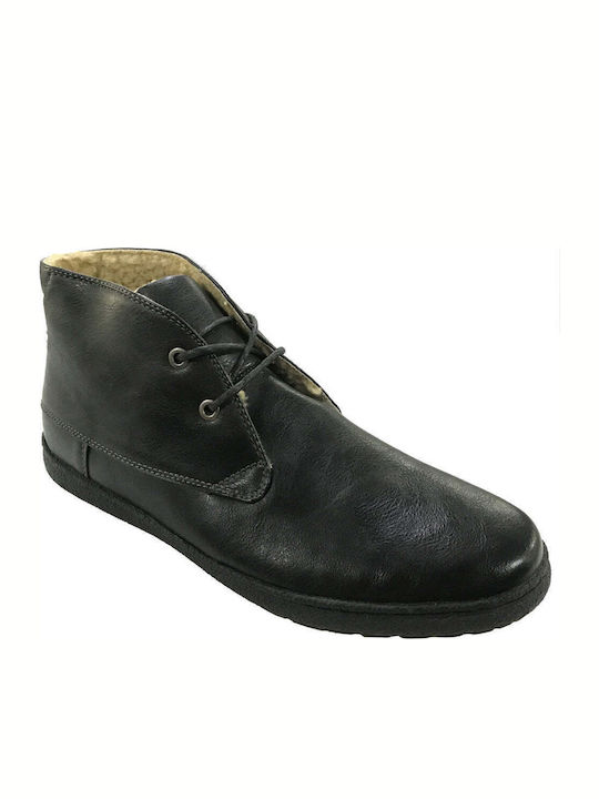 Black Men's Boots Waterproof