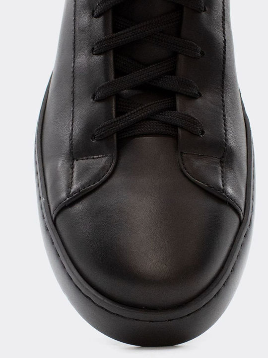 Leather Black Men's Boots