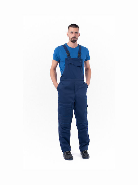 Axon Arbeitsanzug Latzhosen Blau