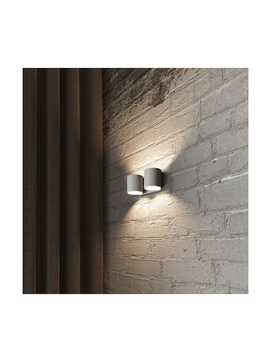Sollux Orbis 2 Modern Lamp Wall Gray 26x14x14cm