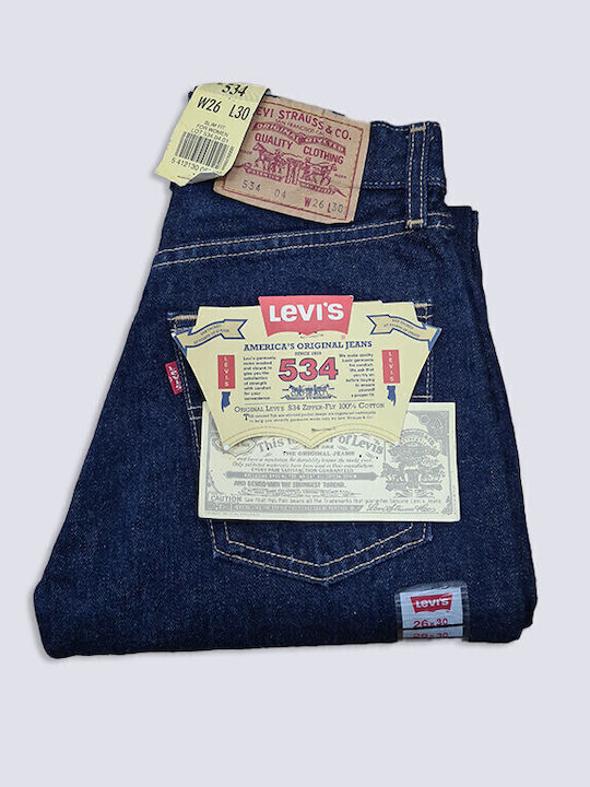 Vintage 534 Pantaloni Albastru marin