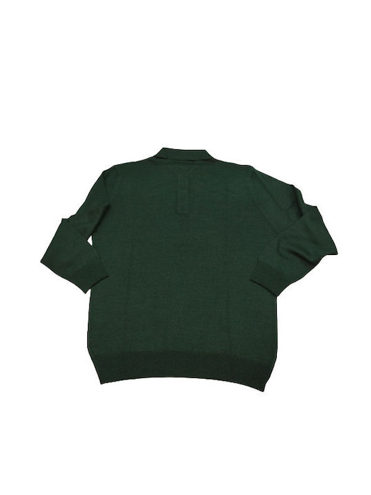 Unique Polo Pullover Forest Green